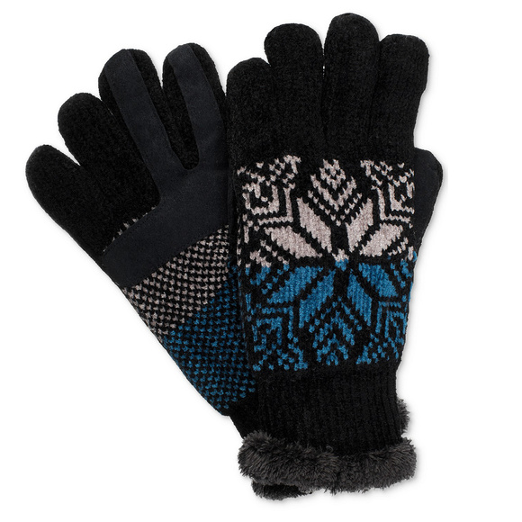 Split Snowflake Chenille Microluxe Tech Gloves - Picture 1 of 1
